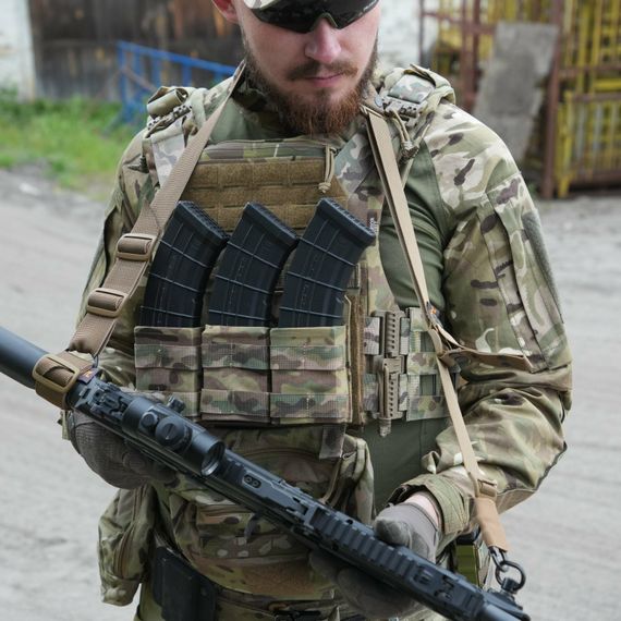 Збройовий ремінь RAGNAROK "TYR" Gen.II (1/2-точковий) з додатковим кріпленням Койот | Зображення 1