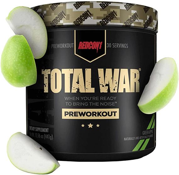 Предтренировочный комплекс Total War 435g (Green Apple) | Зображення 2