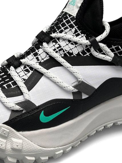 Кросівки ACG Mountain Fly Low White Black Mint  (топ якість) | Зображення 7
