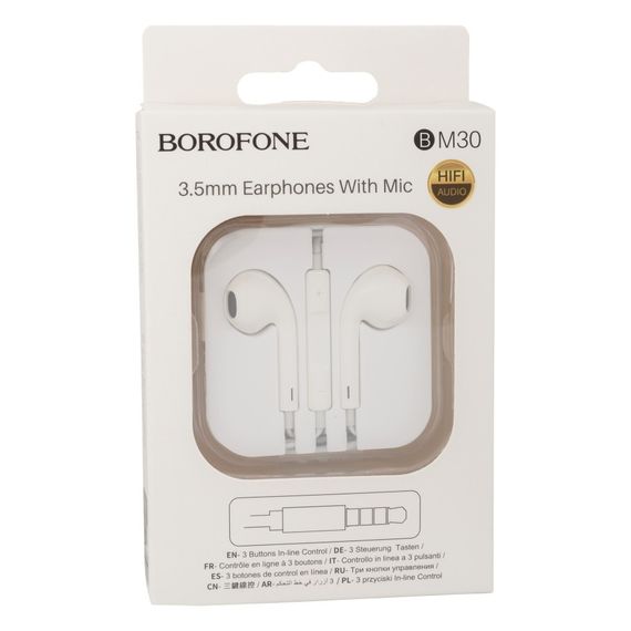 Навушники Borofone BM30, Навушники вкладиші