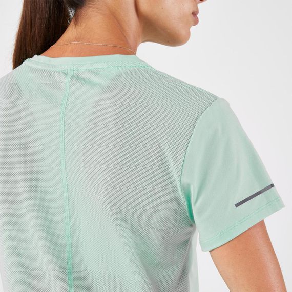 Футболка жіноча Run 500 Dry для бігу зелена - M | Зображення 5