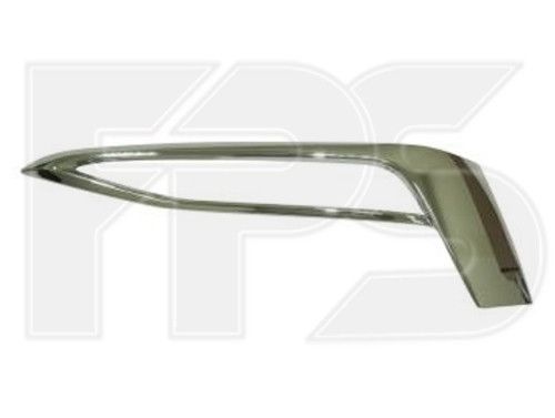 Правий молдинг решітки в бампері BMW 5 G30/G31, 51117385284