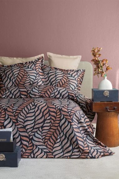 Комплект постільної білизни Issimo Digital Satin 200х220 см Moss