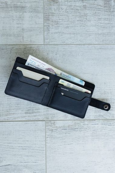 Шкіряний гаманець without wallet black | Зображення 1