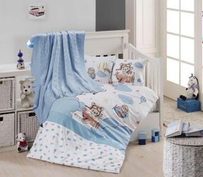 Комплект постельного белья для новорожденных First Choice Baby Nirvana 100х150 см. Baloon