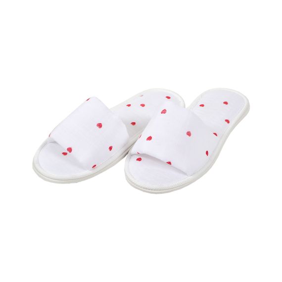 Тапочки Lotus Home 126312 Туреччина 39-41  Муслінова бавовна Білий