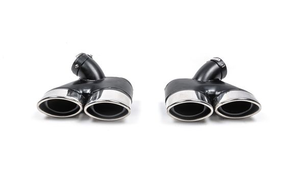 Насадки на глушник V1 (2 шт) для Mercedes E-сlass W211 2002-2009 рр.