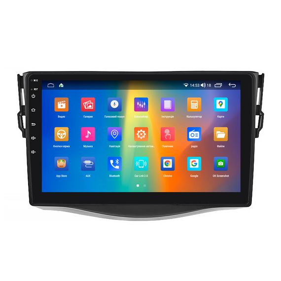 Штатная магнитола 9" Lesko для Toyota RAV4 III (XA30) Рестайлинг 2010-2016 2/32Gb CarPlay 4G Wi-Fi GPS Prime | Зображення 1