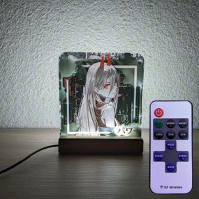 Світильник нічник з надрукованою картинкою Пауер Power з пультом acr-uf000144