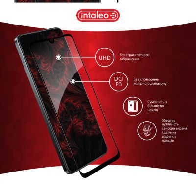 Стекло защитное Intaleo Full Glue Realme Note 60X Black (1283126609053) | Зображення 3