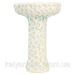 Чаша для Кальяна ETNA Phunnel Dot Glaze White