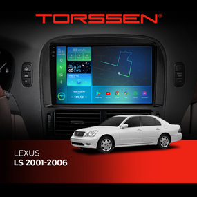 Штатна магнітола Torssen 2K Lexus LS 01-06 F9432 4G Carplay DSP