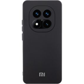 Чехол Silicone Cover Lakshmi Full Camera (AA) with logo для Xiaomi Redmi Note 14 Pro 4G/5G Черный / Black