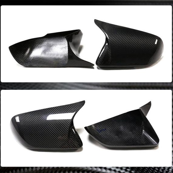 Накладки на дзеркала V1 (для USA, Карбон) для Ford Mustang 2015-2023 рр | Зображення 3