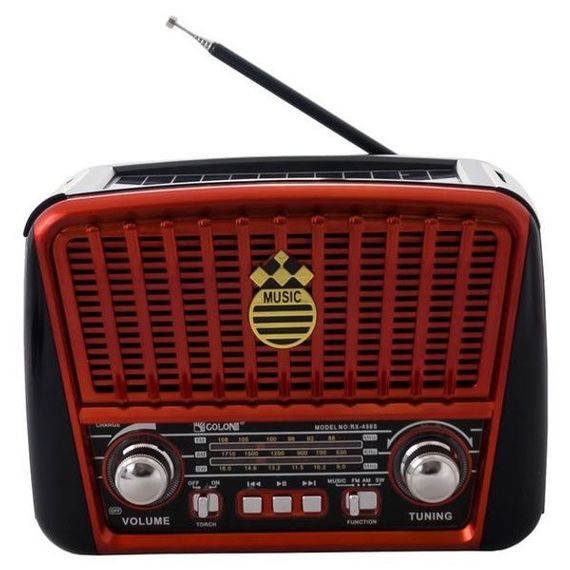 Радіоприймач акумуляторний Golon RX-456 із сонячною панеллю | Зображення 2