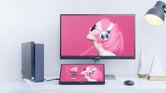Монитор LCD 14&quot; Asus ProArt PA148CTV micro HDMI, 2xUSB, MM, IPS, 1920x1080, 60Hz, 5ms, Touch, sRGB100% (90LM06E0-B01170) | Зображення 1