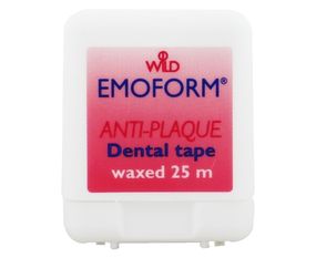 Зубна стрічка Dr. Wild EMOFORM Dental tape, вощена, 25 м