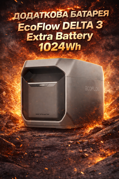 Додаткова батарея EcoFlow DELTA 3 Extra Battery | Зображення 1
