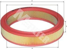 Фільтр повітряний SKODA Favorit (вир-во M-filter) MFILTER A124 на FORD CORTINA '80 (GBS, GBNS)