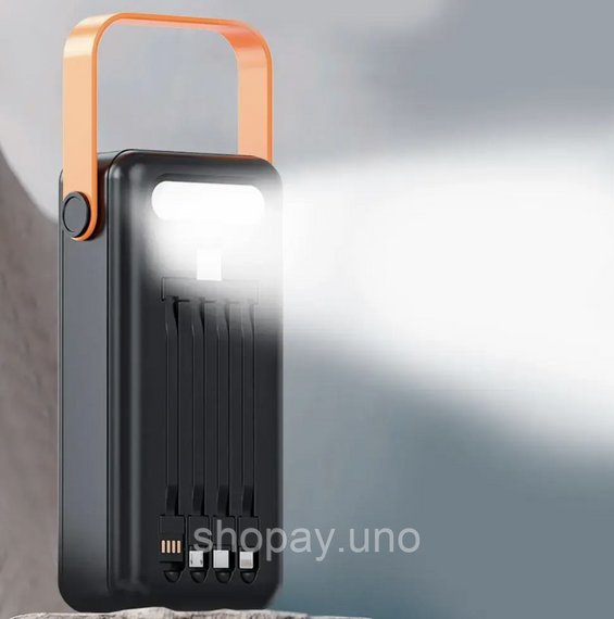 Power Bank SOLAR YM-636CX 80000 mAh с фонарём ∙ Портативный аккумулятор YM-636C на солнечной батарее | Зображення 2