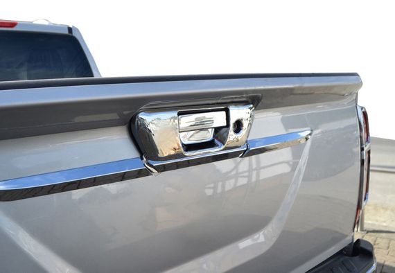 Накладка на задню ручку (без камери, нерж) для Nissan Navara/NP300 2016↗