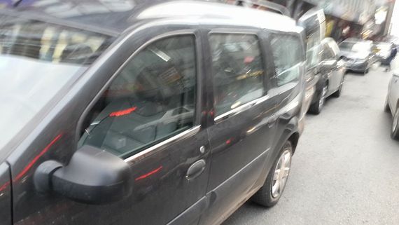 Наружняя окантовка стекол (4 шт, нерж.) Carmos - Турецкая сталь для Renault Logan MCV 2005-2013 гг | Зображення 5