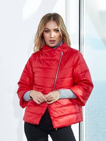 Куртка автоледі осінь - весна арт. А-524, колір червоний
