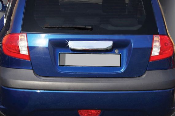 Накладка над номером (2006-2024, нерж) для Hyundai Getz | Зображення 2