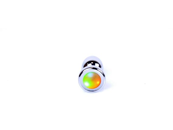Анальна пробка - Jewellery Silver Plug Disco Flashlight Sex Aura | Зображення 2