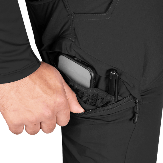 Штани Lizard Nylon Чорні (7158), S L-Long | Зображення 4