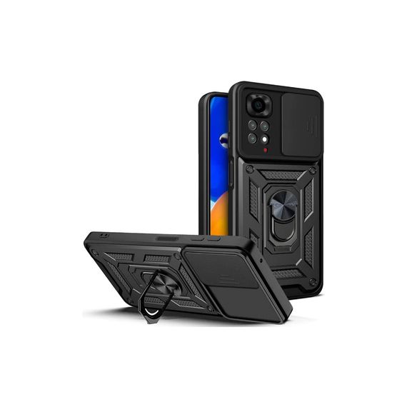 Чохол до мобільного телефона BeCover Military Xiaomi Redmi Note 11 / Note 11S Black (707413) | Зображення 1