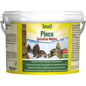 Корм Tetra Pleco Spirulina Wafers для травоїдних донних рибок пластинки 1,75 кг/ 3,6 л