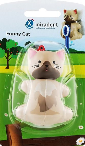 Тримач для щітки Miradent Funny animals - Кіт