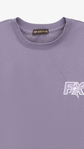 Футболка з принтом чоловіча GENUA G01222-0026 XL Фіолетовий shop (2000999392191) | Зображення 1