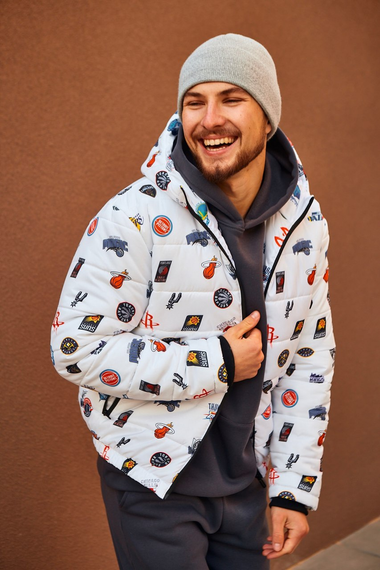 Куртка НБА білий S M | Зображення 3