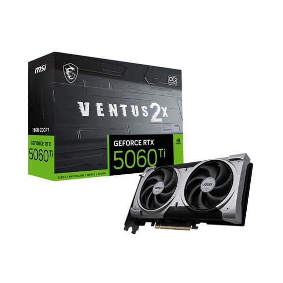 Відеокарта MSI GeForce RTX5060Ti 16Gb VENTUS 2X OC PLUS (RTX 5060 Ti 16G VENTUS 2X OC PLUS) | Зображення 4