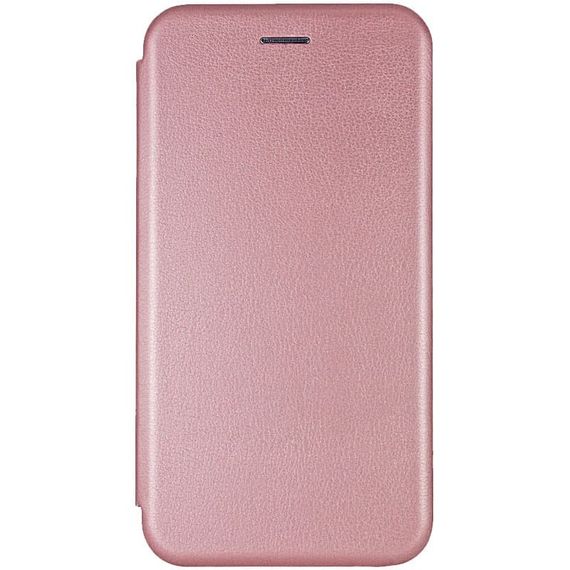Кожаный чехол-книжка Classy для Realme C33 Rose Gold