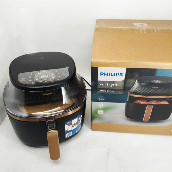 Безмасляная фритюрница безопасная в использовании PHILIPS, Мультипечь для приготовления мяса XT-14 | Зображення 5