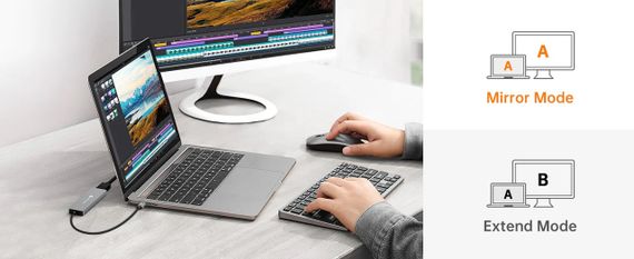 СТОК NOVOO 5 в 1 R5 USB C HUB USB-хаб nh05s-605a | Зображення 7
