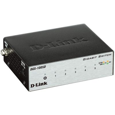 Комутатор мережевий D-Link DGS-1005D | Зображення 1