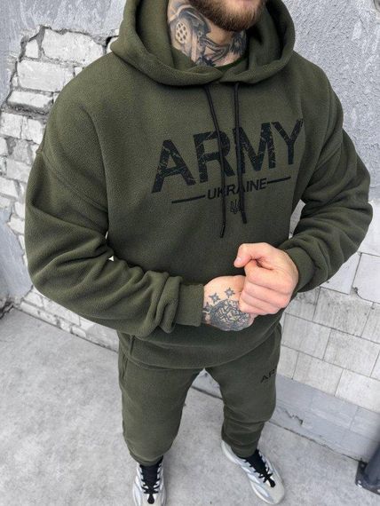 Флисовый костюм  Ukrainian army  oliva ВТ6732 | Зображення 4
