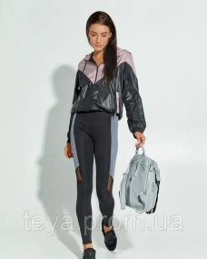Легінси колір чорний/сірий розмір M FI_002740