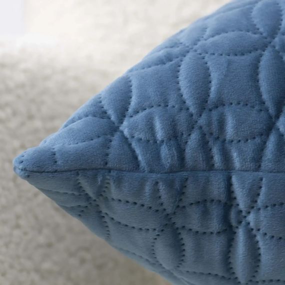 Наволочка декоративная с замком ТЕП VELOUR Мозаика 2-05175_36300 45х45 см темно-синяя | Зображення 1
