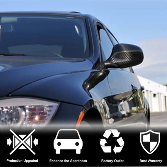 Кришки дзеркала (для E90/E91 2008-2011, Карбон) для BMW 3 серія E-90/91/92/93 рр | Зображення 1