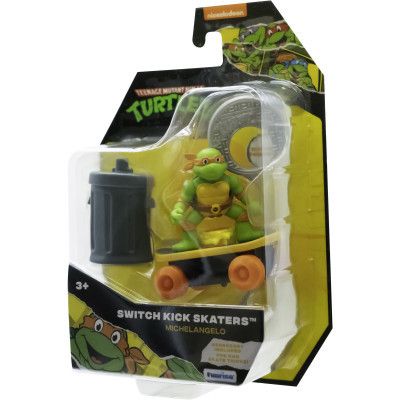 Игровой набор Funrise TMNT Черепашки-ниндзя классические Скейтбордист с лаунчером Микеланджело (71041) | Зображення 8