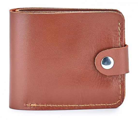 Шкіряний біфолд Skin and Skin 11.5х9.5 см Коньячний (SW01CO)