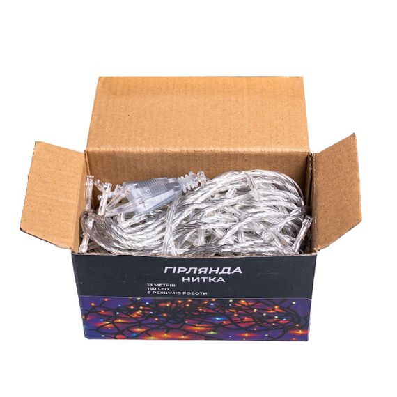 Світлодіодна гірлянда «Нитка» — стильне та практичне рішення для святкового освітлення | Зображення 1