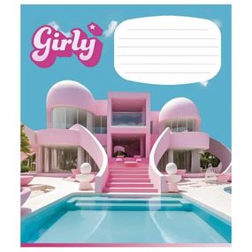 Зошит учнівський "Girly" 024-3330L-3 в лінію, 24 аркушів