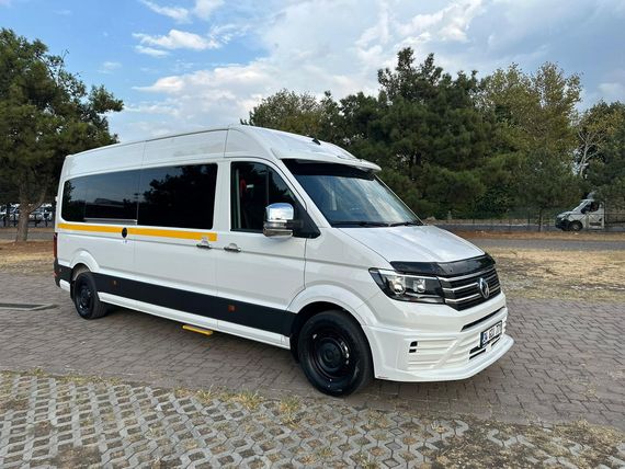 Накладка на передний бампер 510B (под покраску) для Volkswagen Crafter 2016- гг | Зображення 1