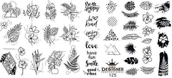 Пластина 125 для стемпінгу Designer Professional (12х6см) | Зображення 1